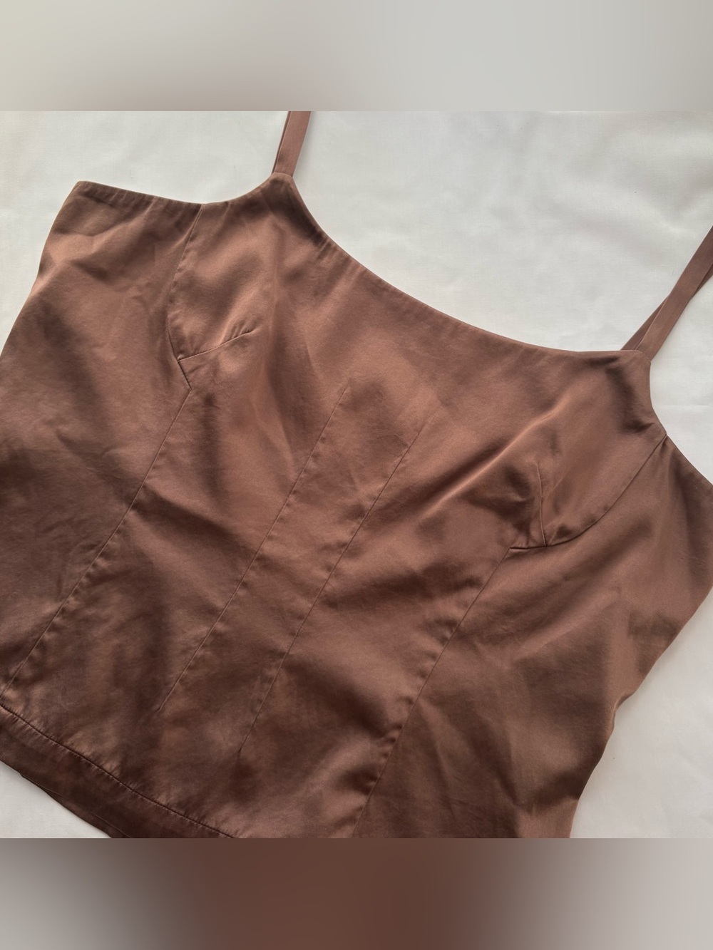 INC Silk Structured Camisole Top Size 14